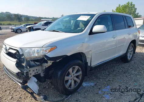 2013 Toyota Highlander z USA, uszkodzony, nr VIN 5TDZA3EH6DS046651